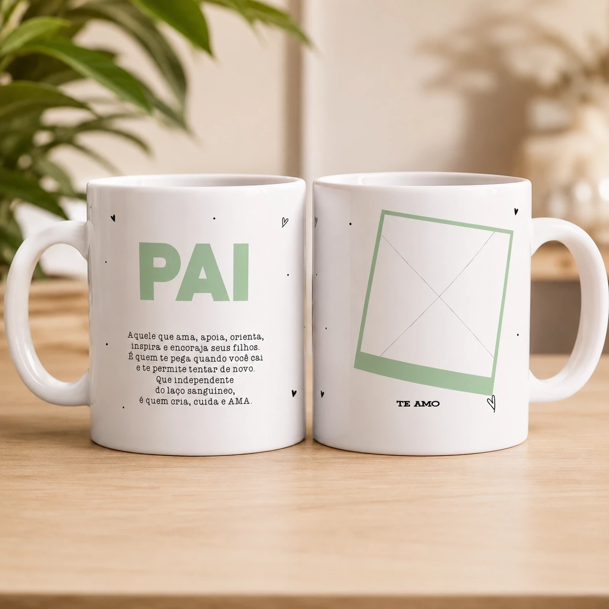Caneca Personalizada Dia dos Pais com foto