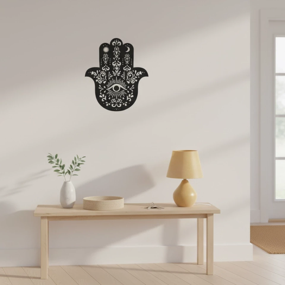 Quadro Decorativo Mão de Fátima