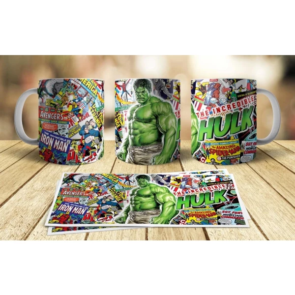Caneca Super Herói Hulk