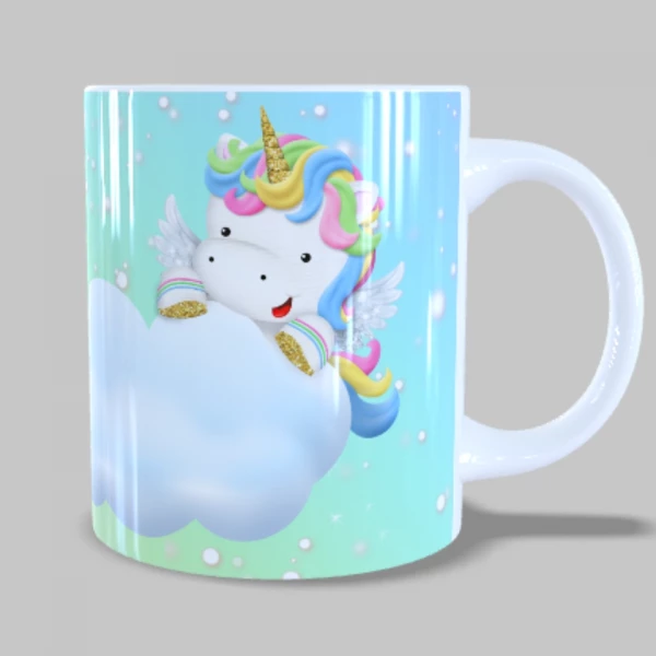Caneca Infantil Unicórnio 