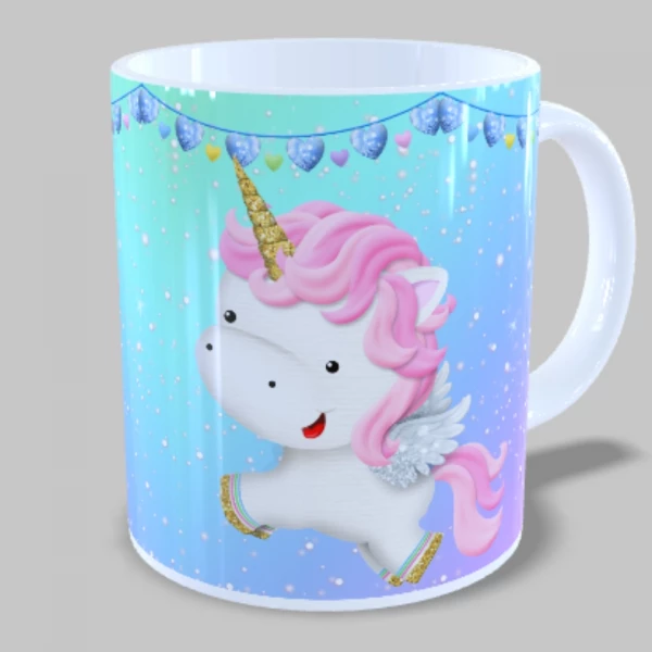 Caneca Infantil Unicórnio 
