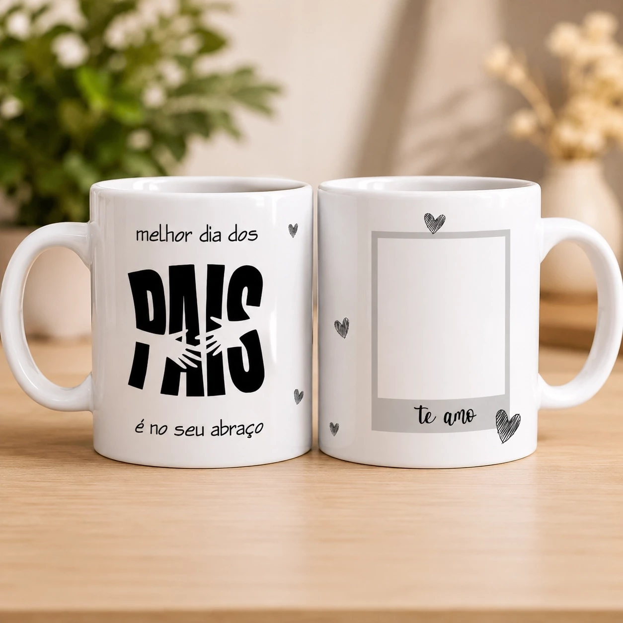 Caneca Personalizada Dia dos Pais com foto