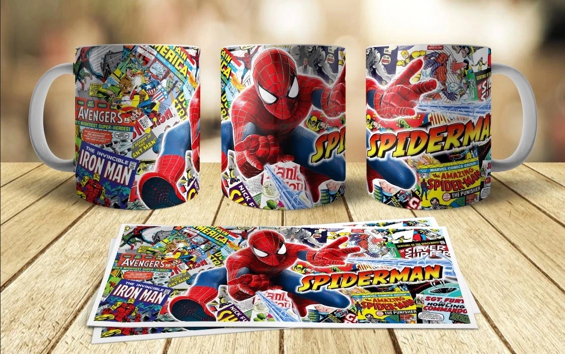 Caneca Super Herói Homem Aranha